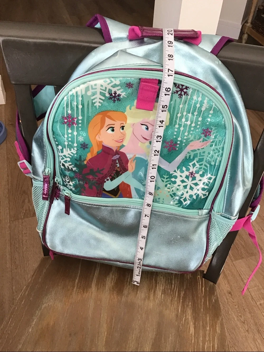 Large!! 2014 RARE Disney Store Frozen senior backpack Anna and Elsa